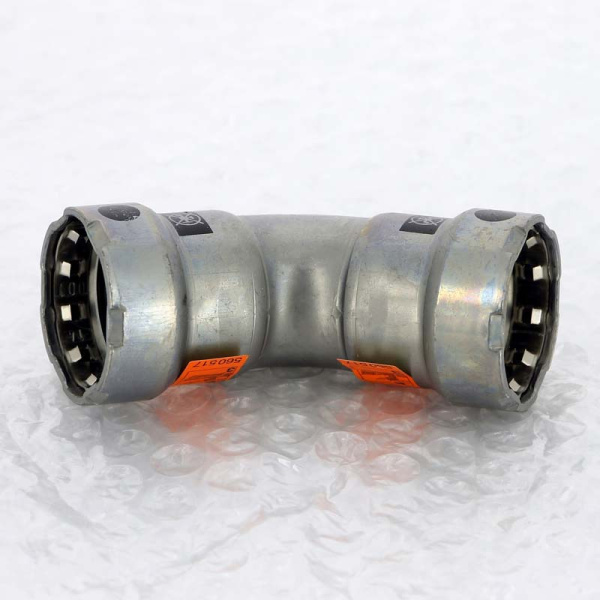 Угол 45° двухраструбный 20 ( 3/4") черная сталь (Megapress) серия 4226